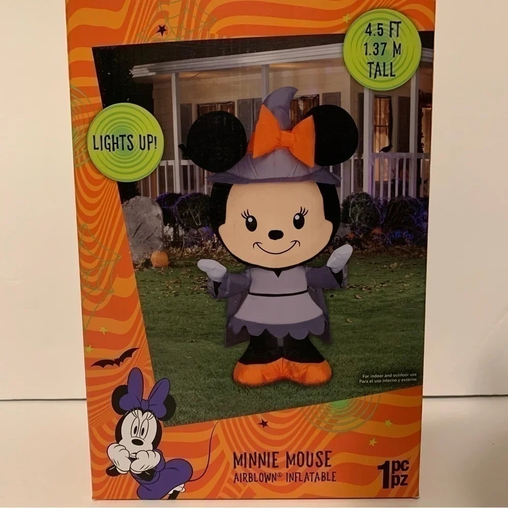 NIB. DISNEY Minnie Mouse Witch Halloween Inflatable